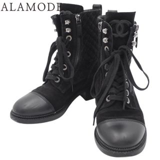 CHANEL - CHANEL(シャネル) ココマーク レースアップブーツ CHANEL - CHANEL(シャネル) ココマーク レースアップブーツ