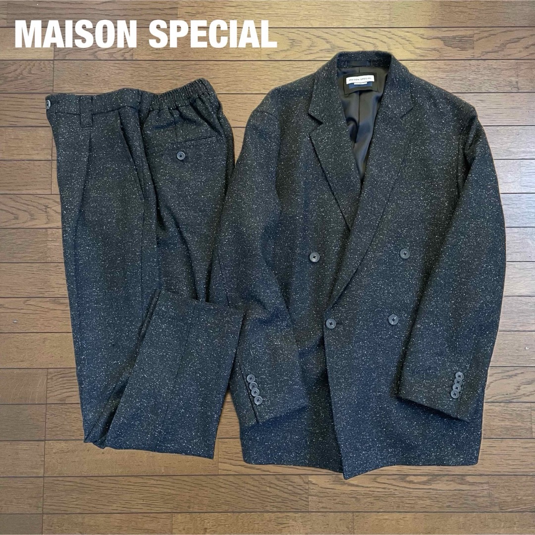 MAISON SPECIAL マルチファブリック セットアップ スーツの通販 MAISON SPECIAL マルチファブリック セットアップ スーツの通販