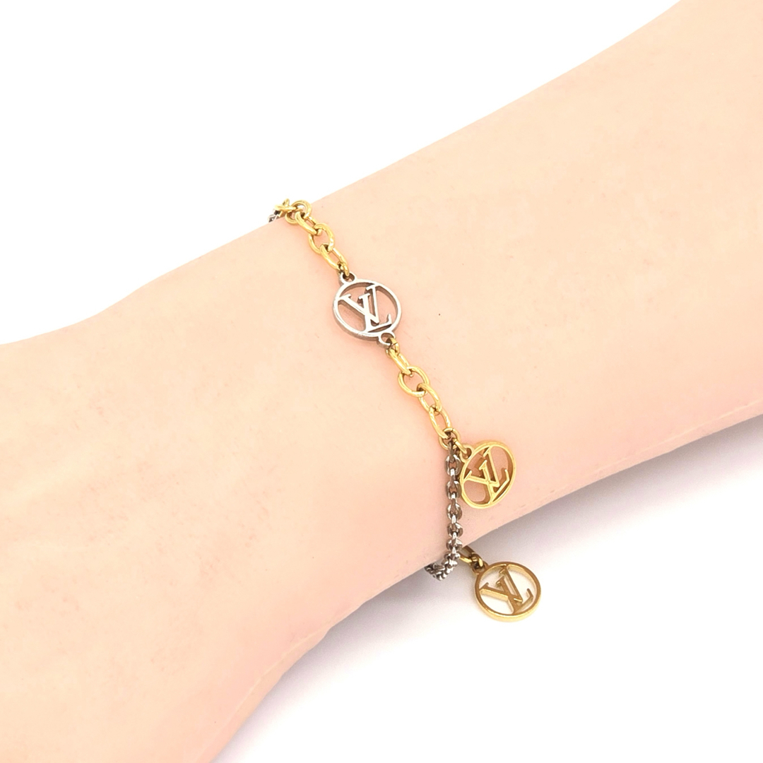LOUIS VUITTON - ルイヴィトン M68077 ブラスレ ロゴマニア LOUIS VUITTON - ルイヴィトン M68077 ブラスレ ロゴマニア