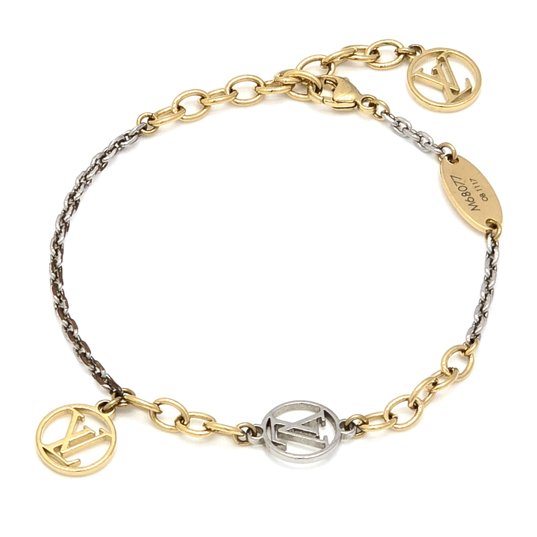 LOUIS VUITTON - ルイヴィトン M68077 ブラスレ ロゴマニア LOUIS VUITTON - ルイヴィトン M68077 ブラスレ ロゴマニア