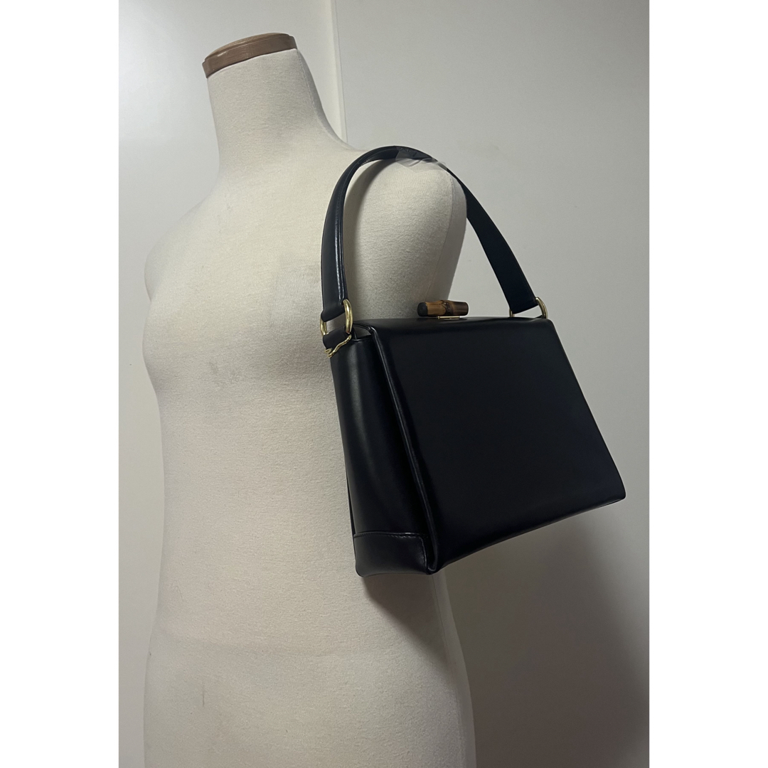 GUCCI - 美品 GUCCI グッチ バンブー ターンロック バッグ 2way GUCCI - 美品 GUCCI グッチ バンブー ターンロック バッグ 2way