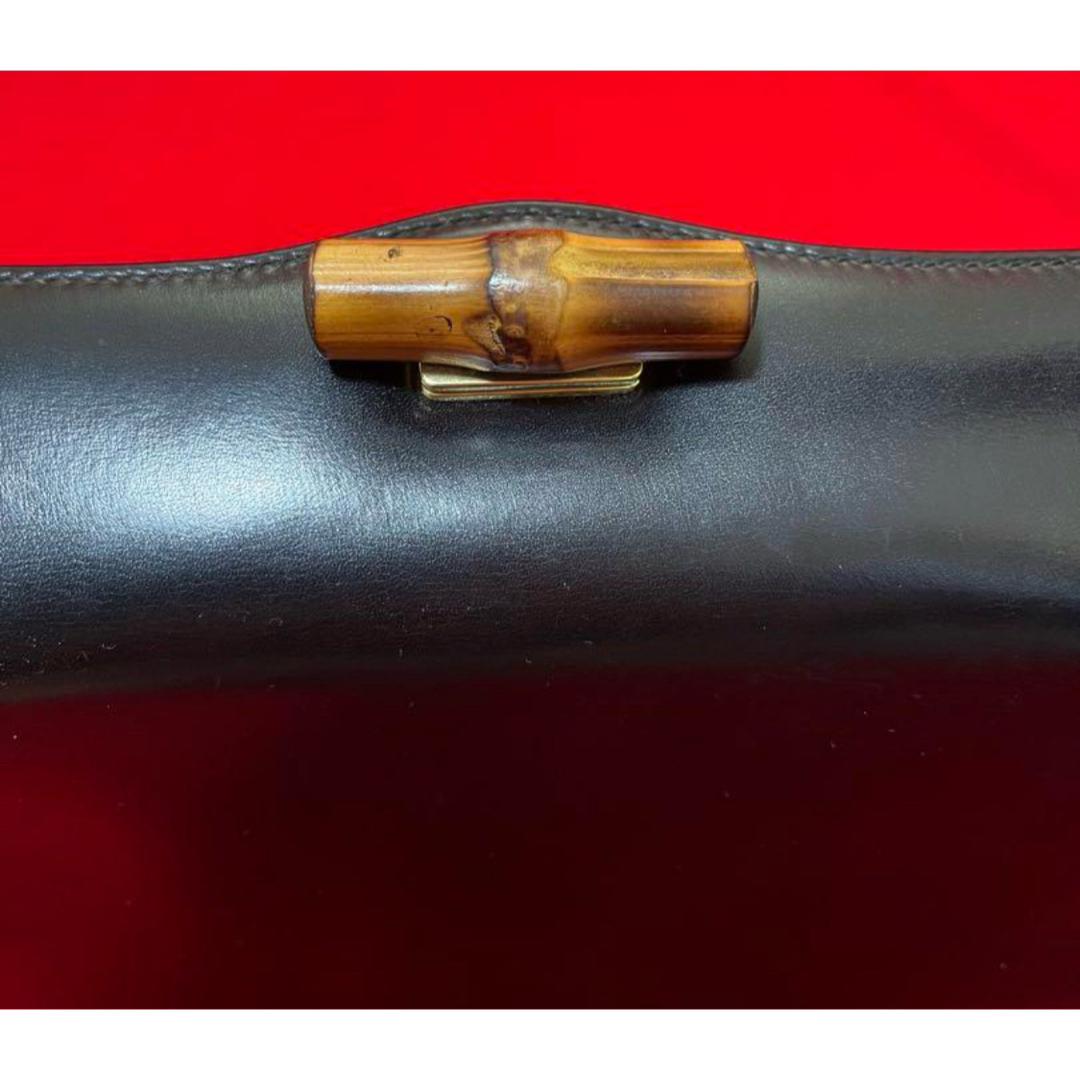 GUCCI - 美品 GUCCI グッチ バンブー ターンロック バッグ 2way GUCCI - 美品 GUCCI グッチ バンブー ターンロック バッグ 2way