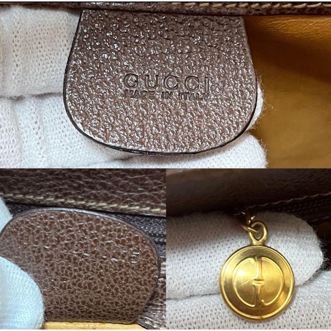 GUCCI - 希少 GUCCI グッチ ターンロック バッグ バンブー シボ GUCCI - 希少 GUCCI グッチ ターンロック バッグ バンブー シボ