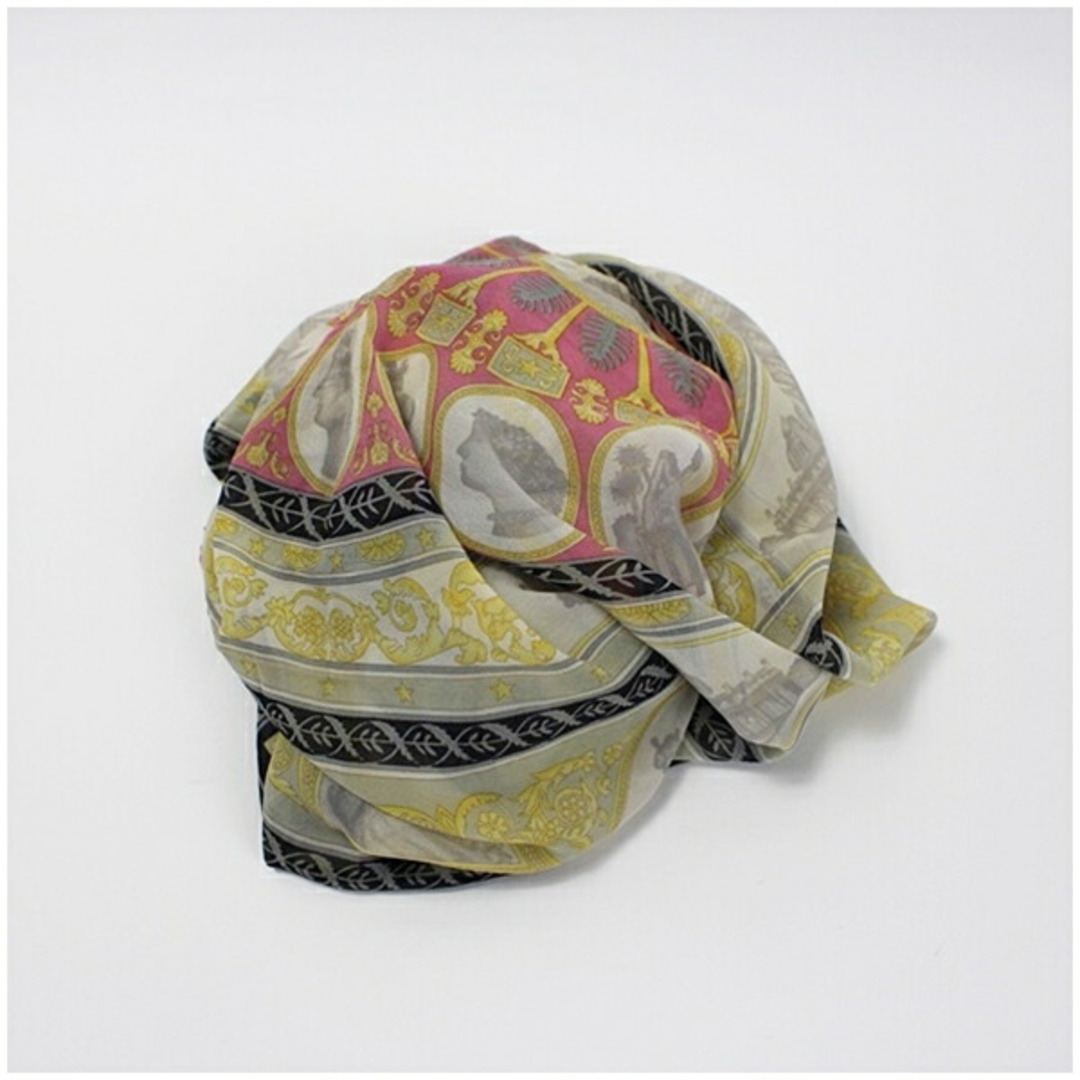 ETRO - エトロ シルク スカーフ ピンク×マルチカラー 中古 A ETRO - エトロ シルク スカーフ ピンク×マルチカラー 中古 A