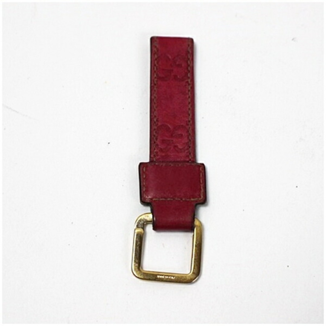 GUCCI - グッチ レザー キーホルダー 074836-479292 濃ピンク GUCCI - グッチ レザー キーホルダー 074836-479292 濃ピンク