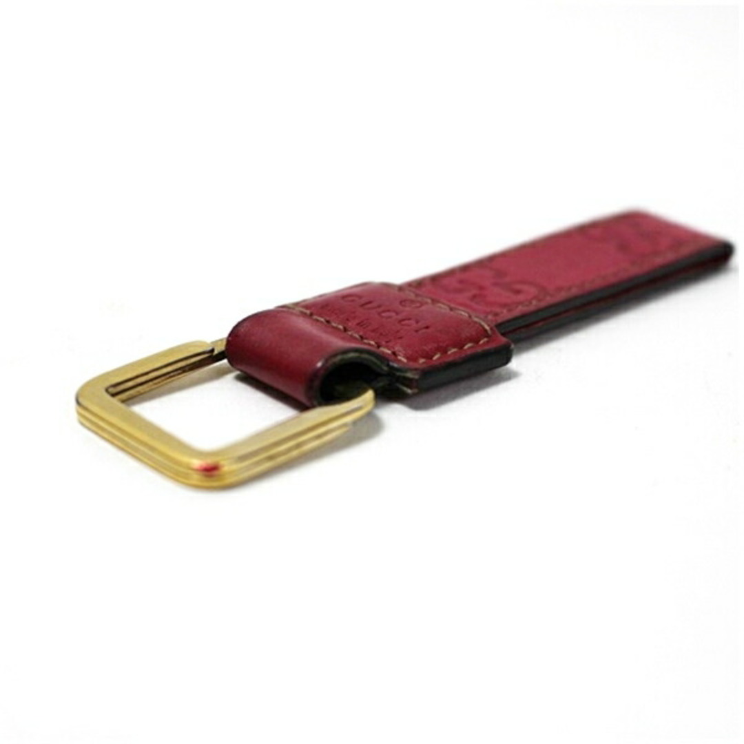 GUCCI - グッチ レザー キーホルダー 074836-479292 濃ピンク GUCCI - グッチ レザー キーホルダー 074836-479292 濃ピンク