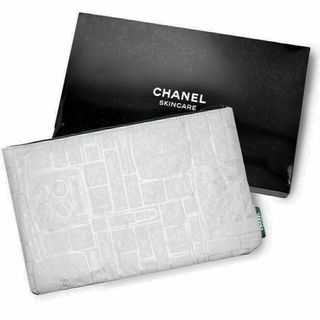 CHANEL - Ch165wh 新品未使用本物 シャネル ノベルティポーチの CHANEL - Ch165wh 新品未使用本物 シャネル ノベルティポーチの