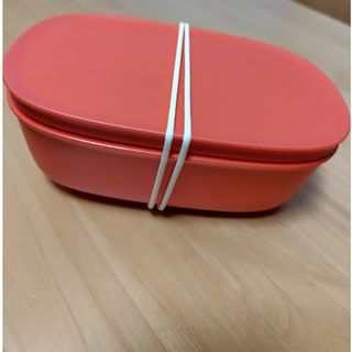 マーナ(marna)の【新品未使用】マーナ(Marna) すのこランチボックス レッド 赤 お弁当箱(弁当用品)
