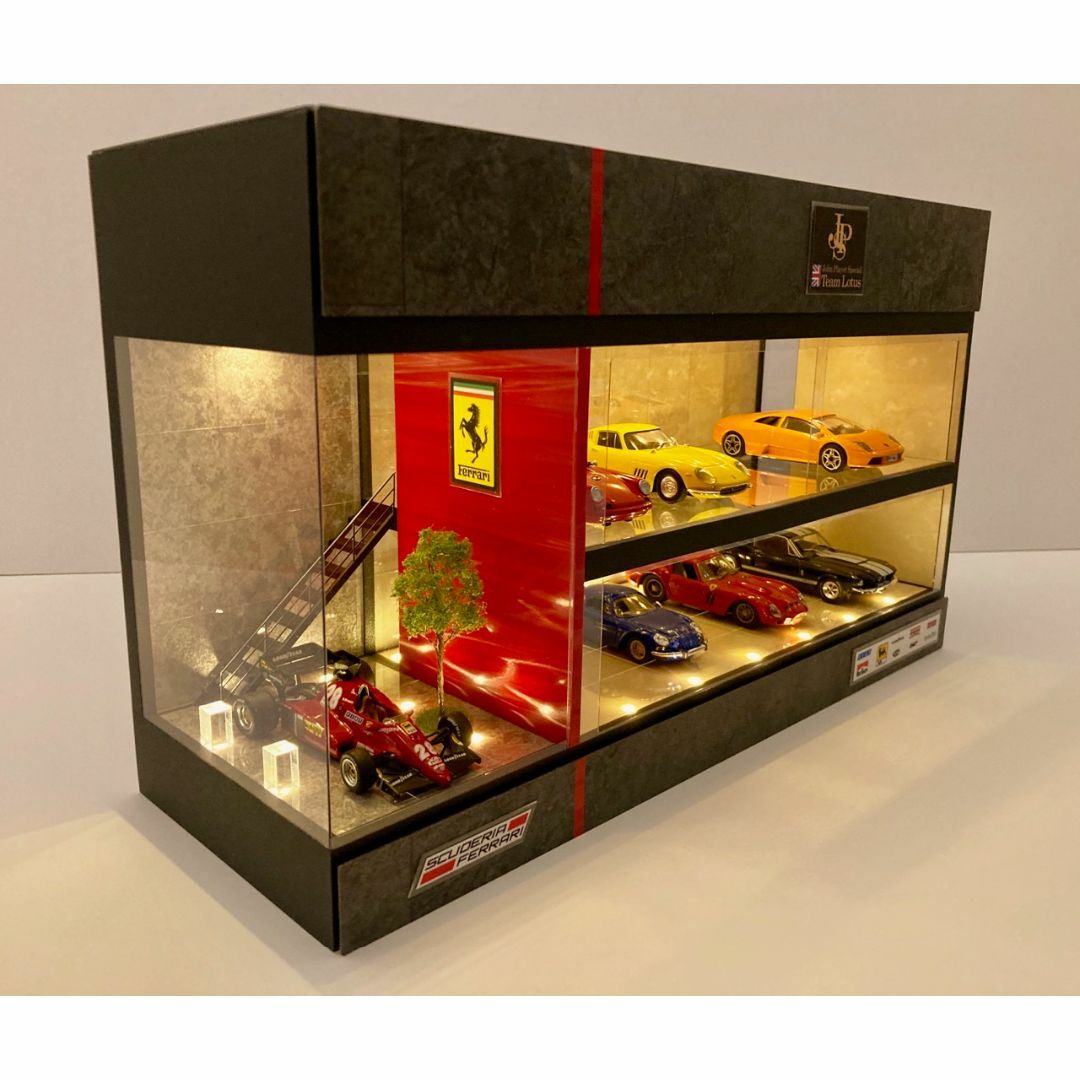 1/43・Liberty Walk風&精密樹木・ディスプレーBOX/ネオジオラマ 1/43・Liberty Walk風&精密樹木・ディスプレーBOX/ネオジオラマ