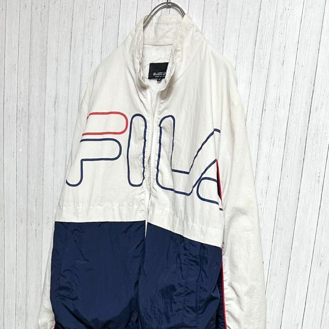 FILA - FILA フィラ ジップアップジャケット ビッグロゴ FILA - FILA フィラ ジップアップジャケット ビッグロゴ