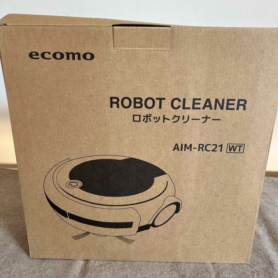 ツカモトエイム エコモ ロボットクリーナー AIM-RC21-WT ピュア ツカモトエイム エコモ ロボットクリーナー AIM-RC21-WT ピュア