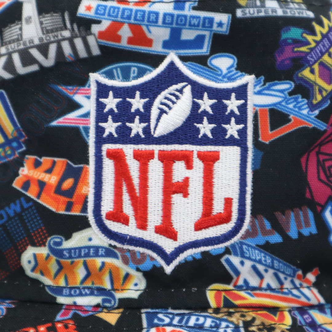 NEW ERA - 古着 NEW ERA ニューエラ ×NFL 総柄 バケット ハット NEW ERA - 古着 NEW ERA ニューエラ ×NFL 総柄 バケット ハット