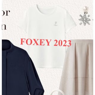FOXEY - 2024年 FOXEY フォクシー トップス “Seine” 🍄🍄🍄の FOXEY - 2024年 FOXEY フォクシー トップス “Seine” 🍄🍄🍄の