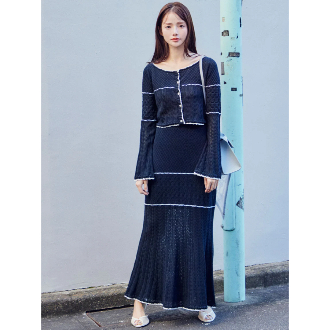 SNIDEL - snidel クロシェニットセットアップ 25ssの通販 by SNIDEL - snidel クロシェニットセットアップ 25ssの通販 by
