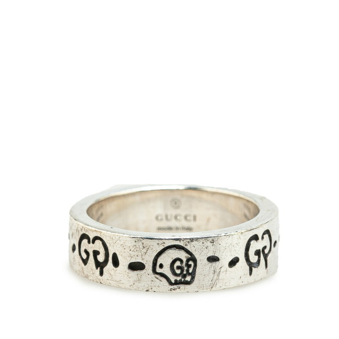 GUCCI - グッチ GGゴースト リング 指輪 SV925 シルバー GUCCI - グッチ GGゴースト リング 指輪 SV925 シルバー