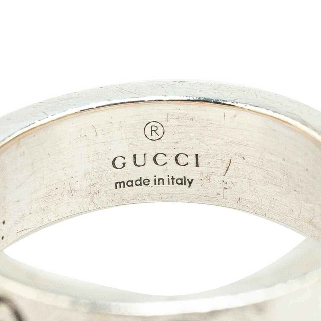 GUCCI - グッチ GGゴースト リング 指輪 SV925 シルバー GUCCI - グッチ GGゴースト リング 指輪 SV925 シルバー