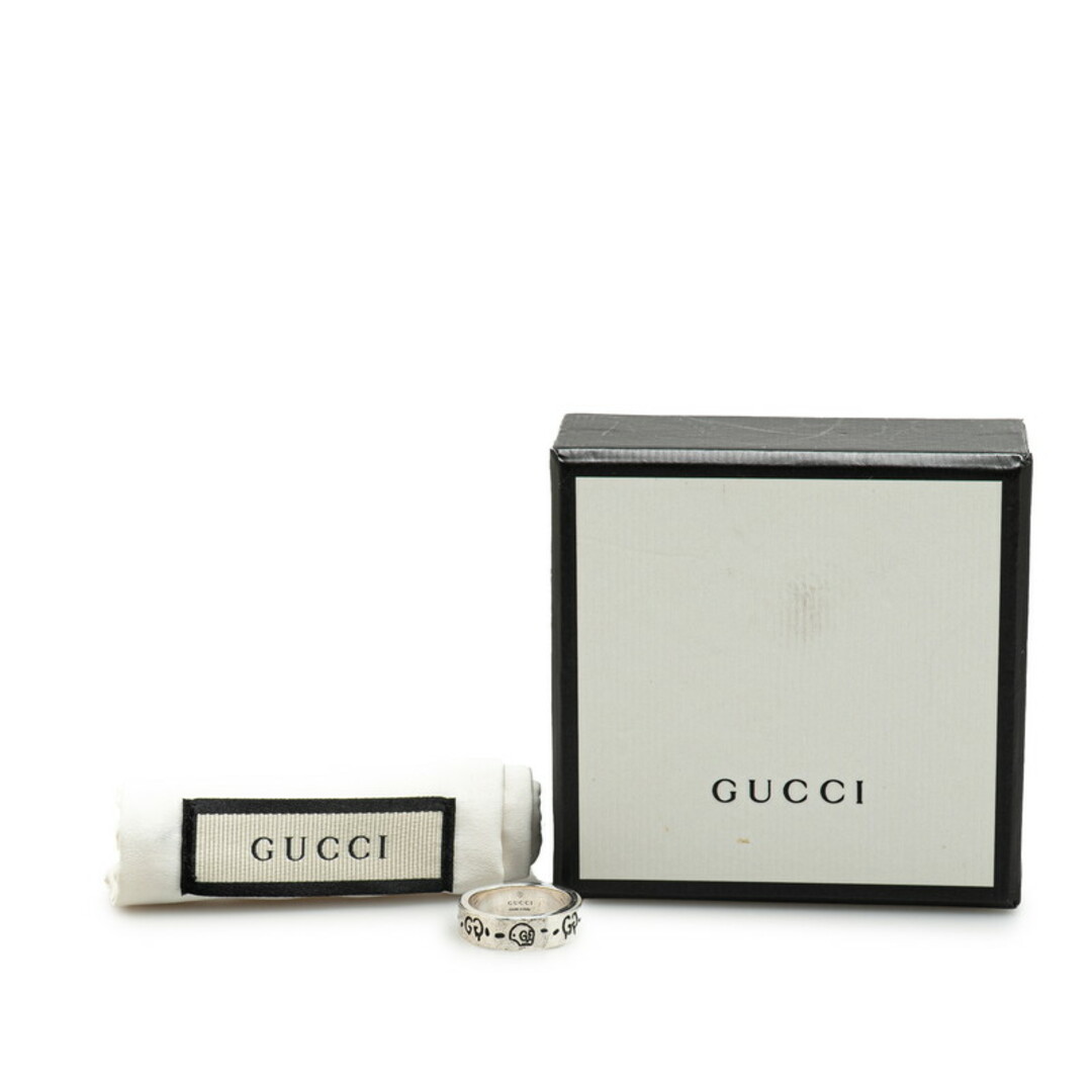 GUCCI - グッチ GGゴースト リング 指輪 SV925 シルバー GUCCI - グッチ GGゴースト リング 指輪 SV925 シルバー
