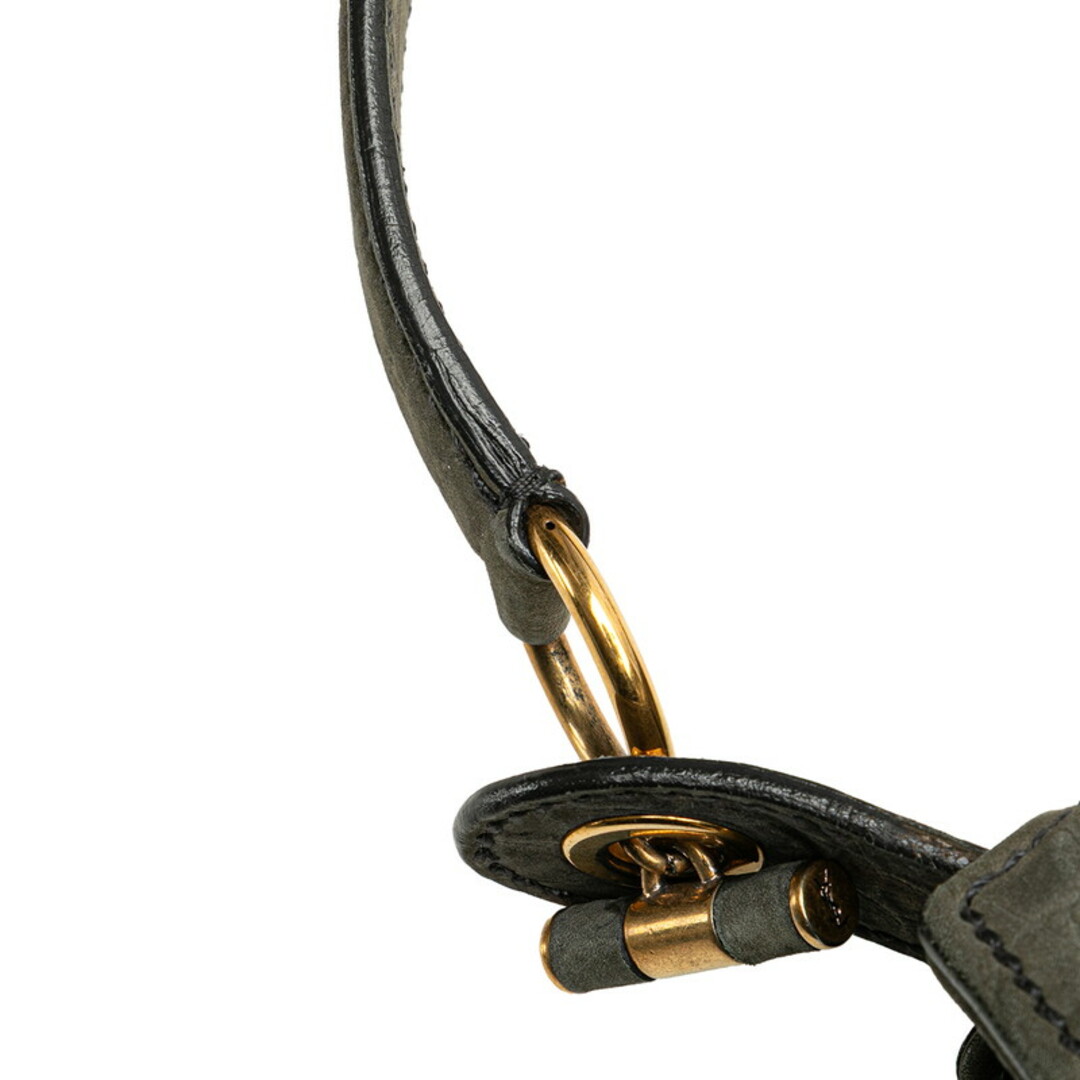 SAINT LAURENT - サンローラン クロコ型押し ショルダーバッグ SAINT LAURENT - サンローラン クロコ型押し ショルダーバッグ