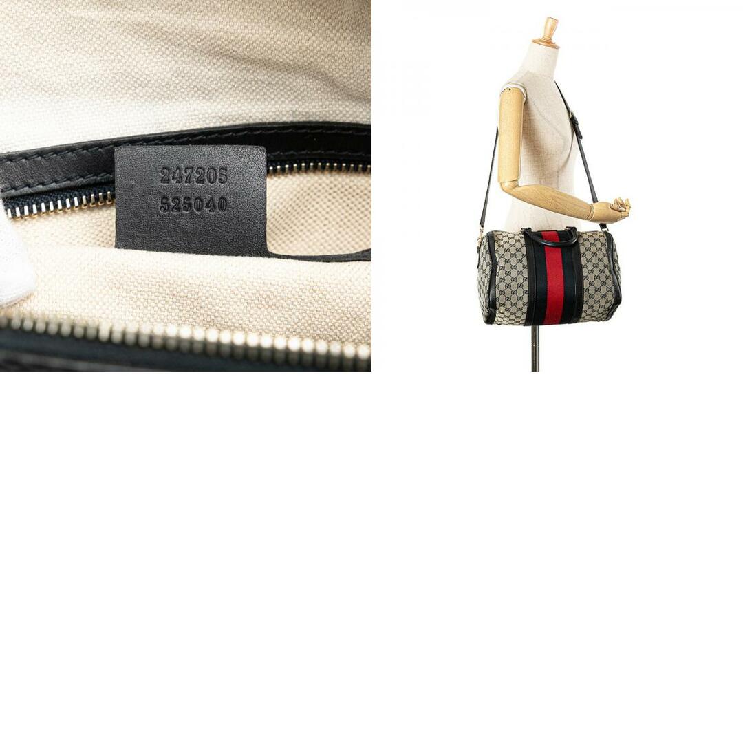 GUCCI - グッチ GGキャンバス シェリーライン ボストンバッグ GUCCI - グッチ GGキャンバス シェリーライン ボストンバッグ
