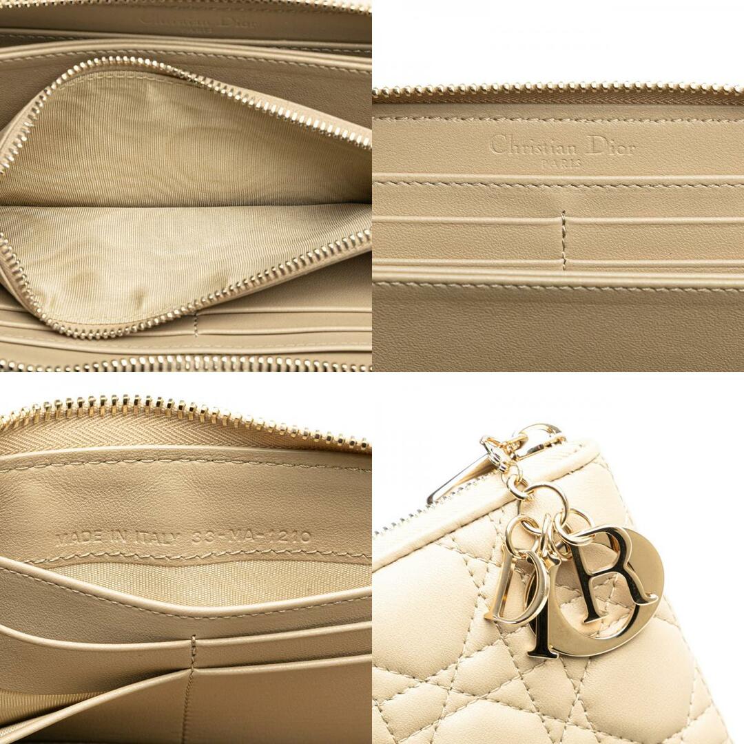 Dior - 美品 ディオール カナージュ ラウンドファスナー 長財布 Dior - 美品 ディオール カナージュ ラウンドファスナー 長財布