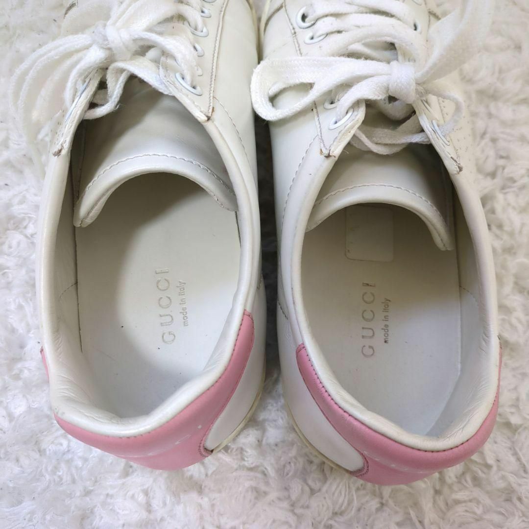 GUCCI - GUCCI スニーカー エース インターロッキング レザー GUCCI - GUCCI スニーカー エース インターロッキング レザー