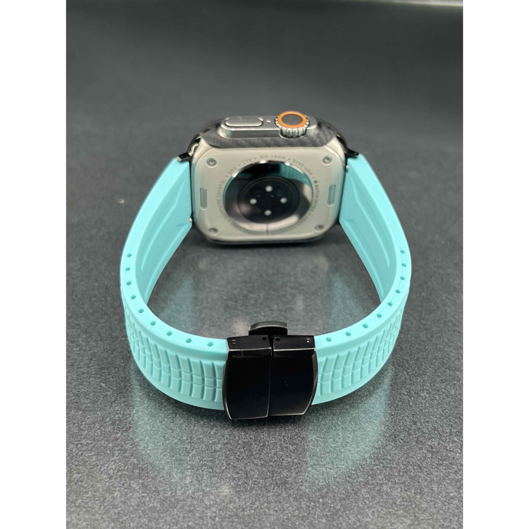 Apple Watch - 46mm 49mm アップルウォッチ用 リアルカーボン Apple Watch - 46mm 49mm アップルウォッチ用 リアルカーボン