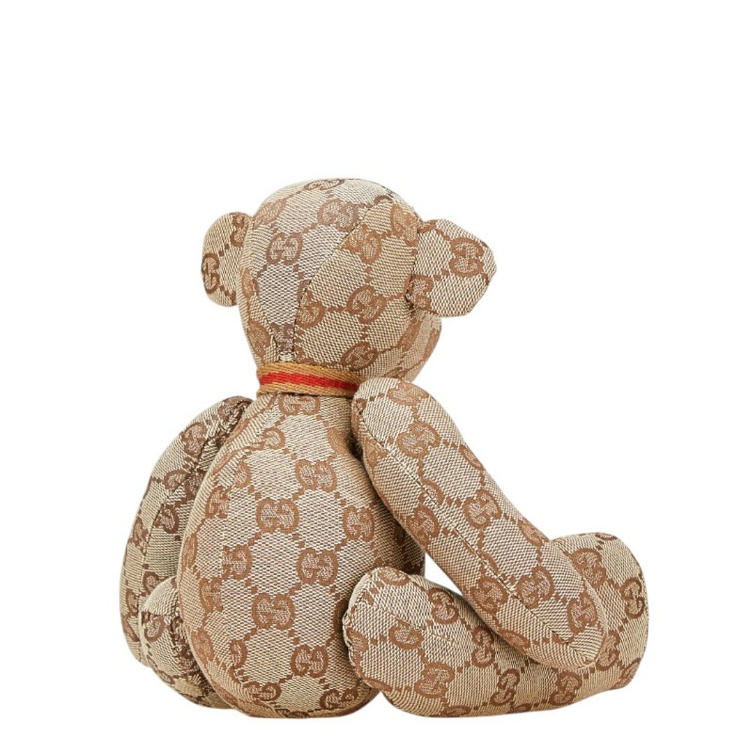 GUCCI - 美品 グッチ GGキャンバス テディベア くま ぬいぐるみ GUCCI - 美品 グッチ GGキャンバス テディベア くま ぬいぐるみ