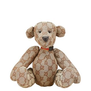 GUCCI - 美品 グッチ GGキャンバス テディベア くま ぬいぐるみ GUCCI - 美品 グッチ GGキャンバス テディベア くま ぬいぐるみ