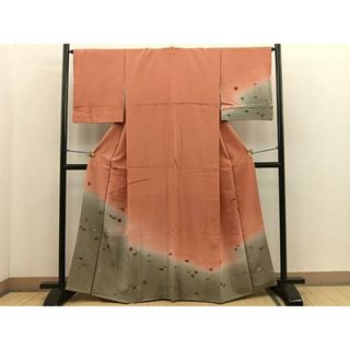 平和屋着物■訪問着　吹き寄せ文　暈し染め　金彩　正絹　逸品　BAAS0670sa(着物)