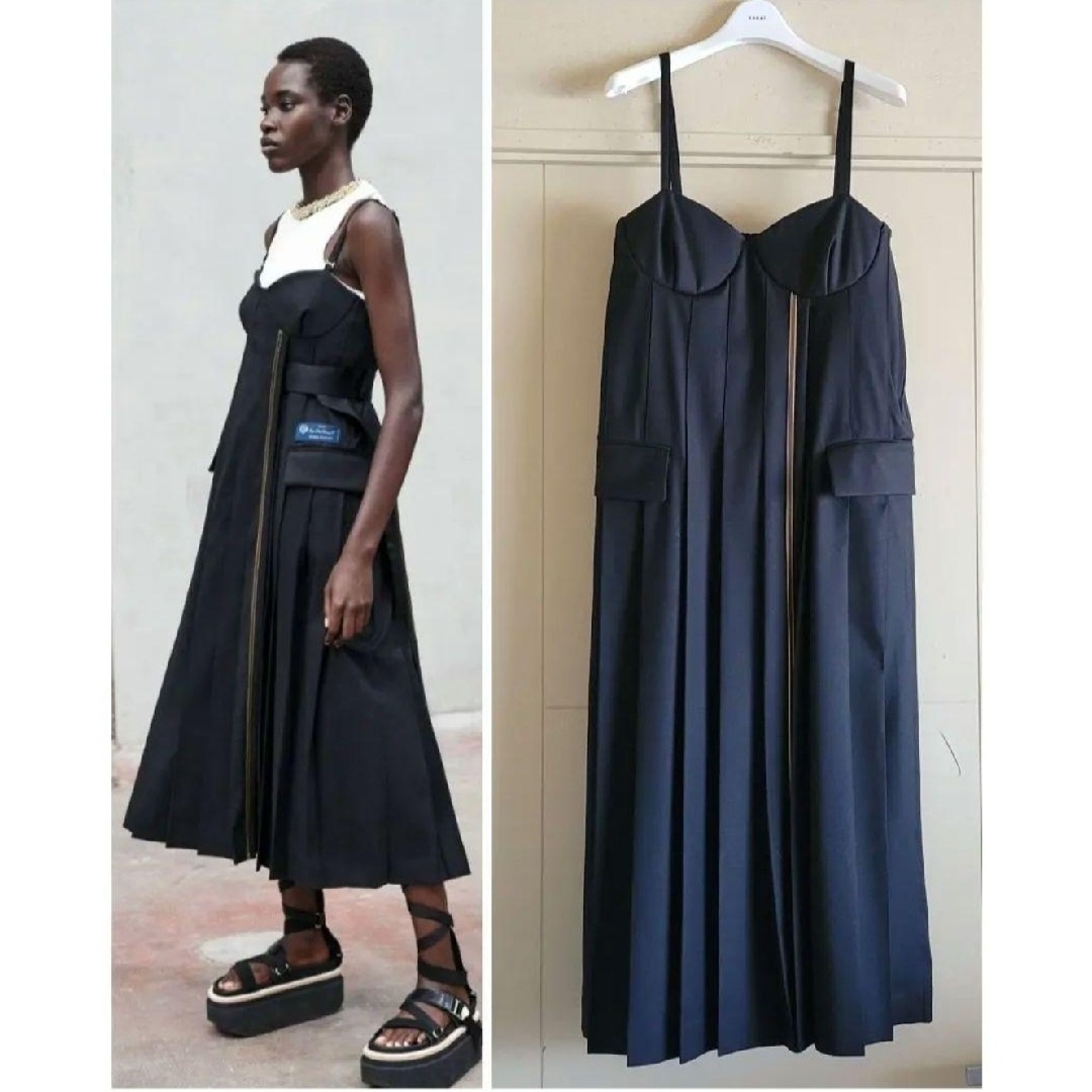 sacai - sacai ロロピアーナ 新品 297,000円 ボックスプリーツ sacai - sacai ロロピアーナ 新品 297,000円 ボックスプリーツ