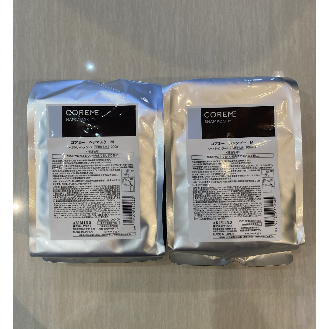【期間限定値下げ中】コアミー Mシャンプー 1000ml ヘアマスク コスメ/美容のヘアケア/スタイリング(シャンプー/コンディショナーセット)の商品写真