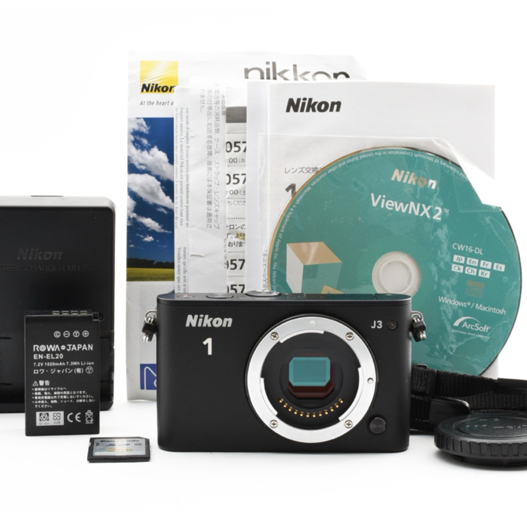 Nikon - Nikon 1 J3 ブラック 美品の通販 by ladbud|ニコンなら Nikon - Nikon 1 J3 ブラック 美品の通販 by ladbud|ニコンなら