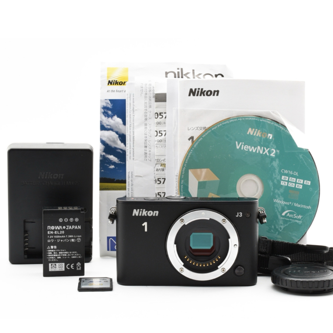 Nikon - Nikon 1 J3 ブラック 美品の通販 by ladbud|ニコンなら Nikon - Nikon 1 J3 ブラック 美品の通販 by ladbud|ニコンなら