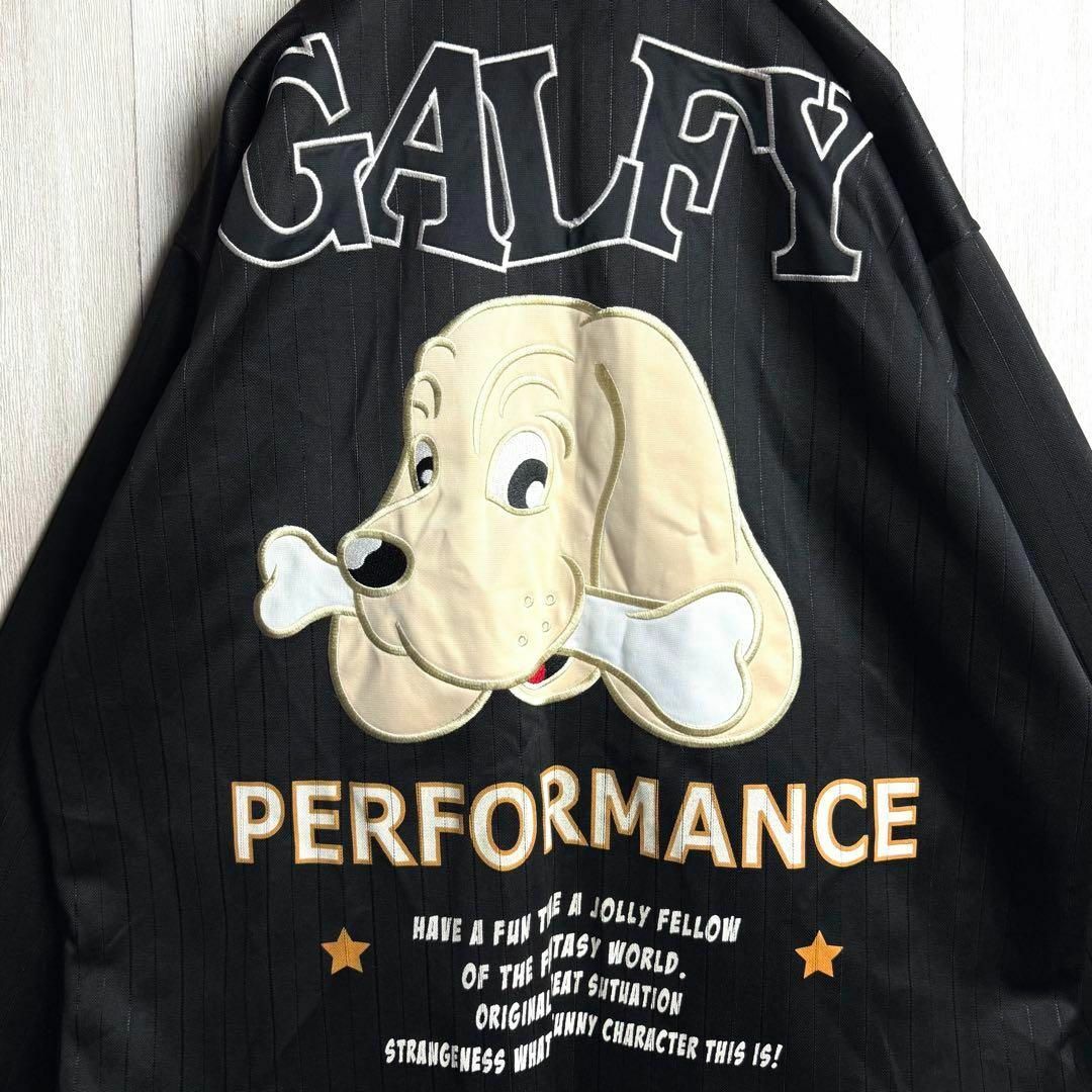GALFY - 2880【希少ビッグサイズ】ガルフィー 両面刺繍犬ロゴ GALFY - 2880【希少ビッグサイズ】ガルフィー 両面刺繍犬ロゴ