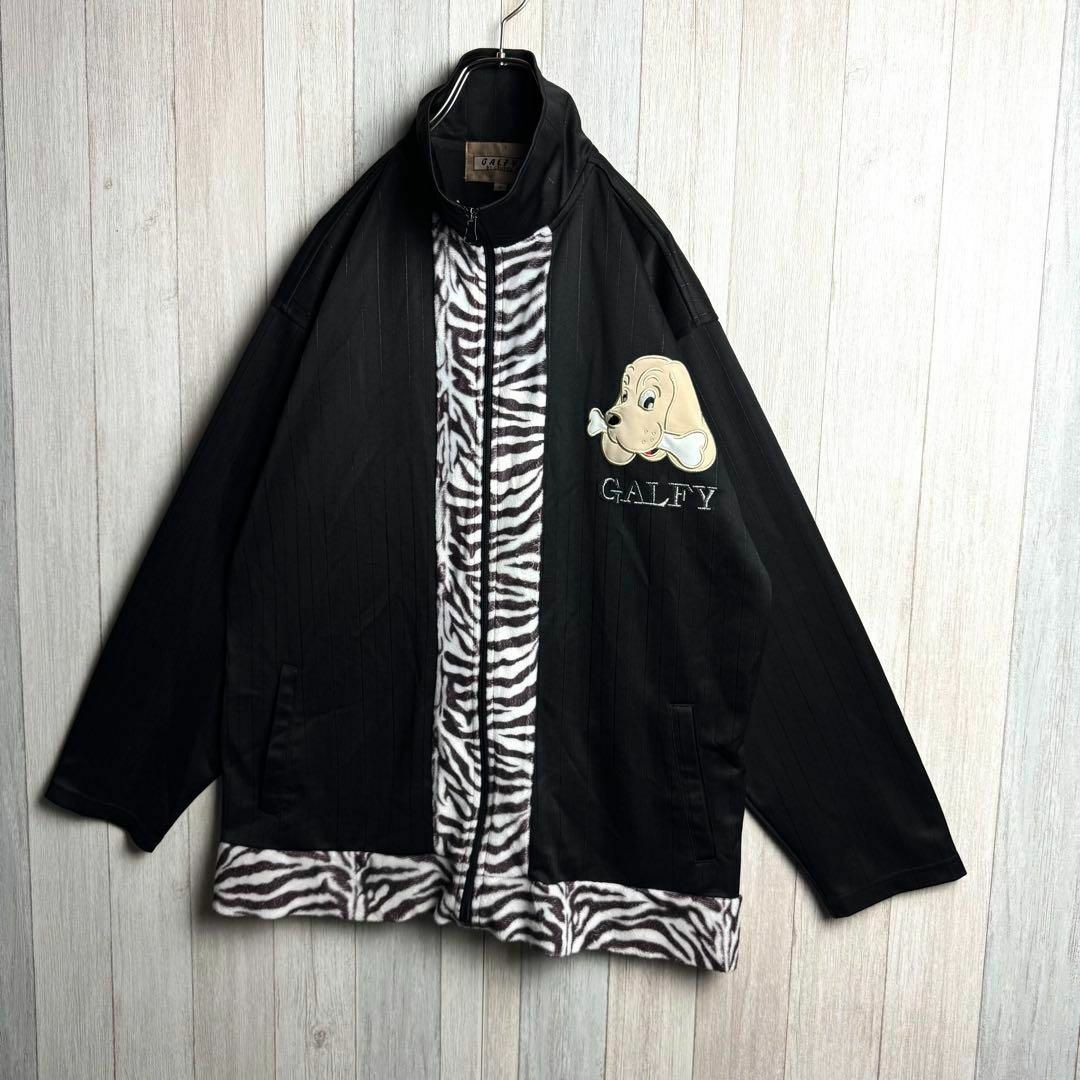 GALFY - 2880【希少ビッグサイズ】ガルフィー 両面刺繍犬ロゴ GALFY - 2880【希少ビッグサイズ】ガルフィー 両面刺繍犬ロゴ