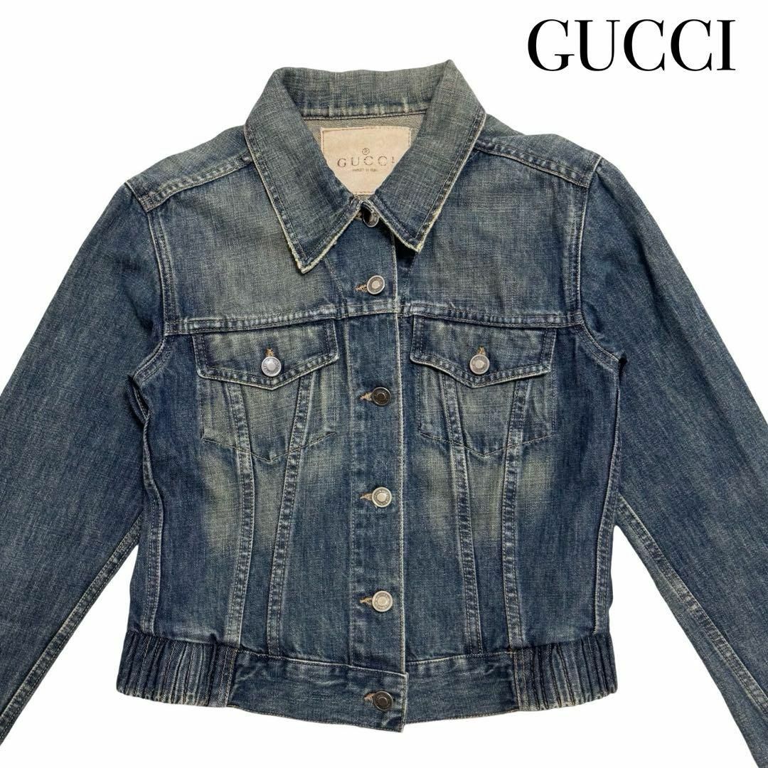 GUCCI - GUCCI デニムジャケット 上着 アウター レディース GUCCI - GUCCI デニムジャケット 上着 アウター レディース