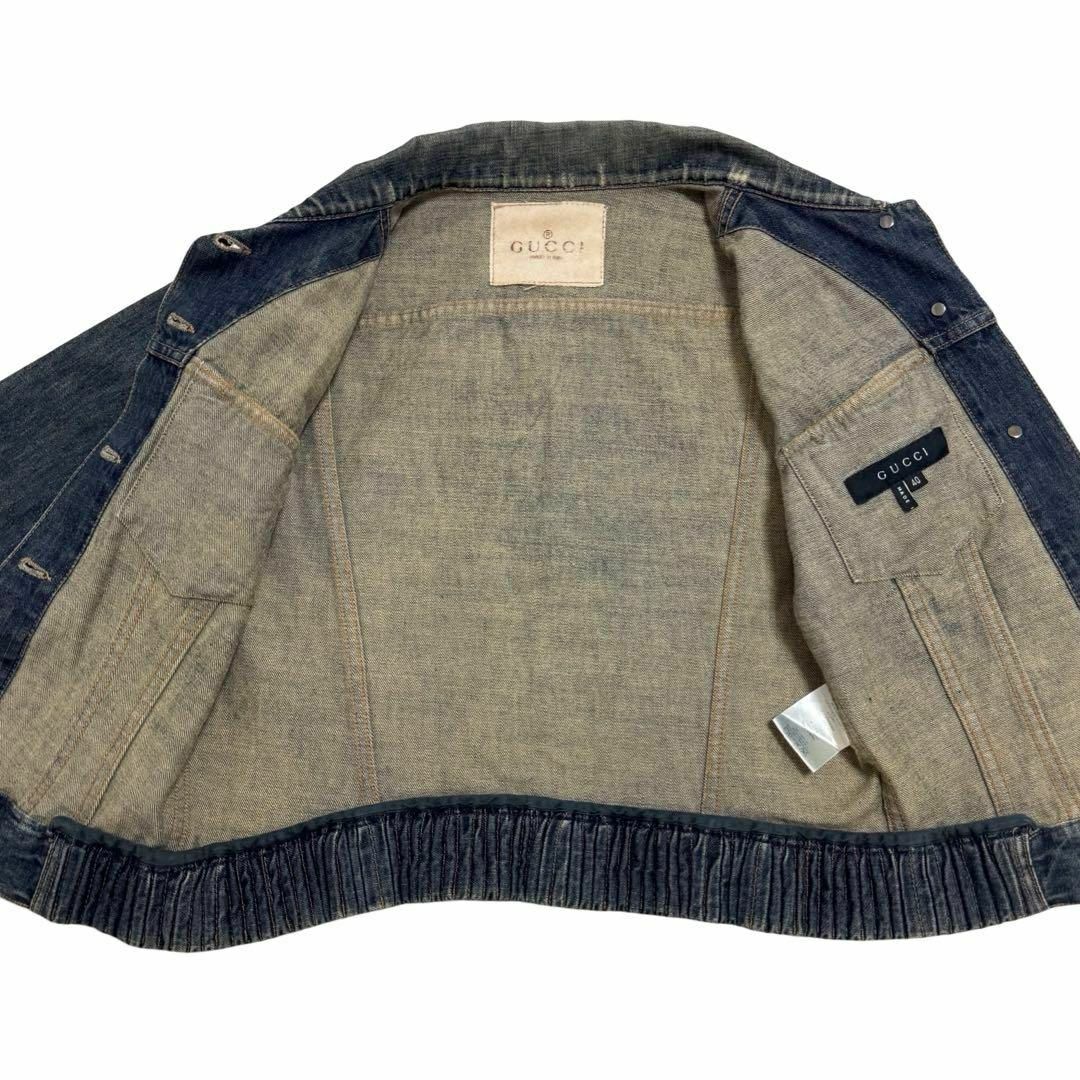 GUCCI - GUCCI デニムジャケット 上着 アウター レディース GUCCI - GUCCI デニムジャケット 上着 アウター レディース