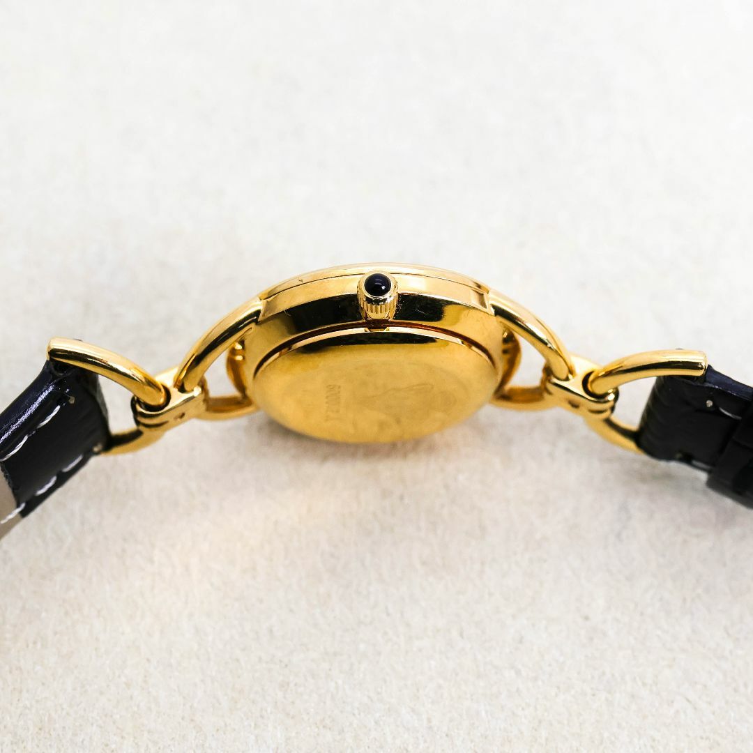 GUCCI - 稼働 GUCCI 腕時計 6000.2.L レザー アイボリー 1212の GUCCI - 稼働 GUCCI 腕時計 6000.2.L レザー アイボリー 1212の