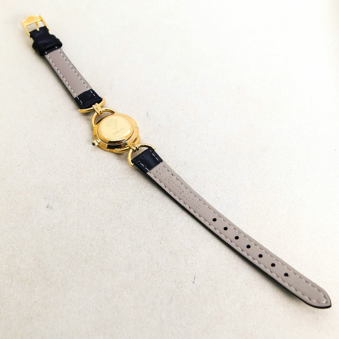 GUCCI - 稼働 GUCCI 腕時計 6000.2.L レザー アイボリー 1212の GUCCI - 稼働 GUCCI 腕時計 6000.2.L レザー アイボリー 1212の