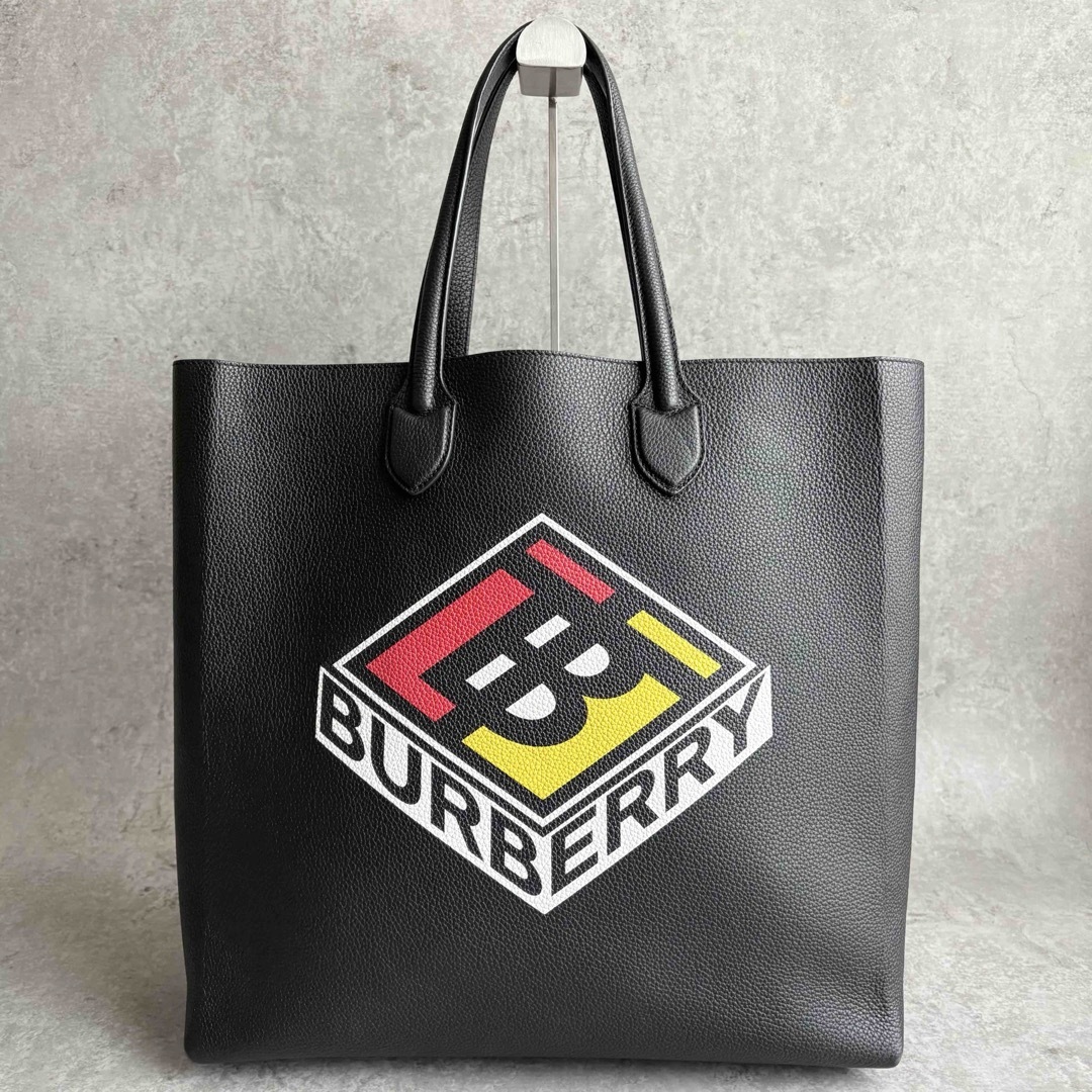 BURBERRY - 【極美品】 Burberry TBロゴ レザー トートバッグ BURBERRY - 【極美品】 Burberry TBロゴ レザー トートバッグ