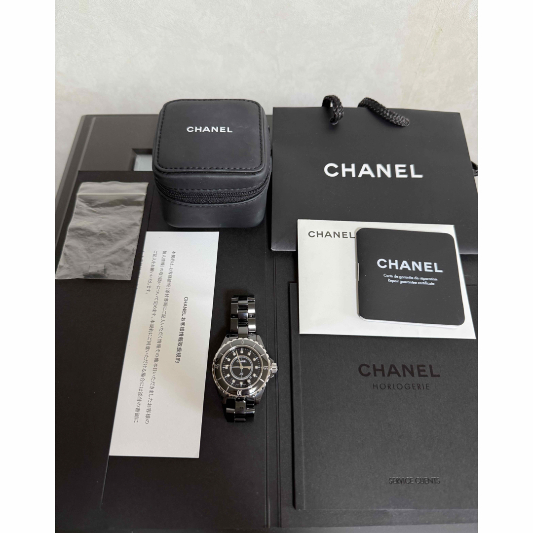CHANEL - 美品 CHANEL時計 J12 12Pダイヤ レディース 33mの通販 CHANEL - 美品 CHANEL時計 J12 12Pダイヤ レディース 33mの通販