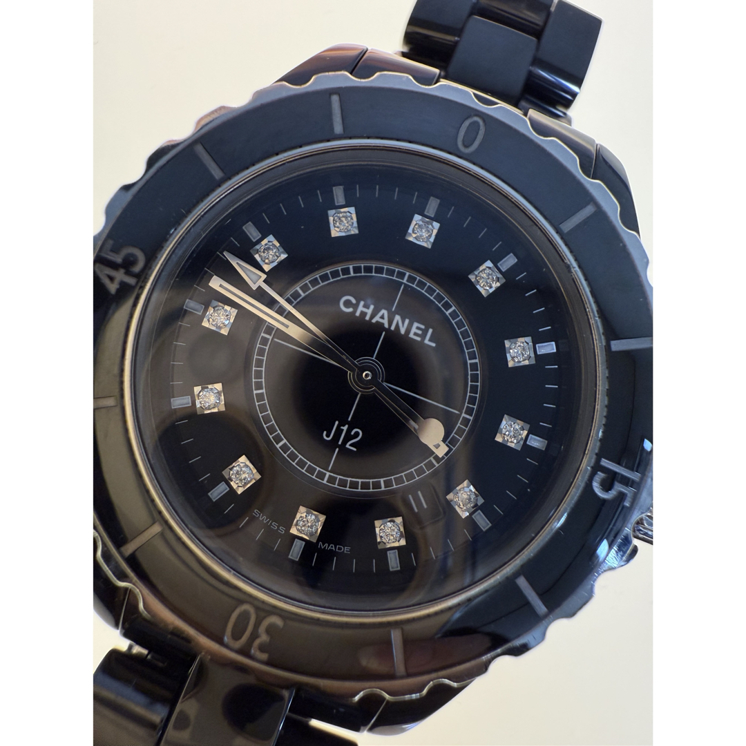 CHANEL - 美品 CHANEL時計 J12 12Pダイヤ レディース 33mの通販 CHANEL - 美品 CHANEL時計 J12 12Pダイヤ レディース 33mの通販