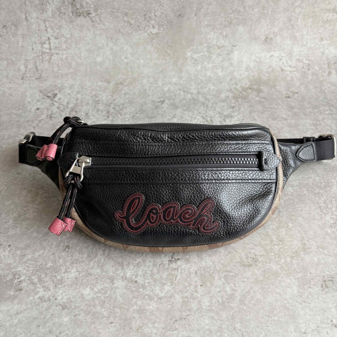 COACH - 【極美品】COACH シグネチャー ボディバッグ ショルダー COACH - 【極美品】COACH シグネチャー ボディバッグ ショルダー