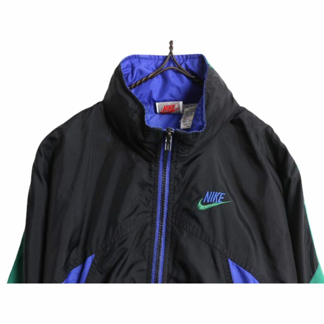 NIKE - 90s ナイキ フルジップ ナイロン ジャケット キッズ L NIKE - 90s ナイキ フルジップ ナイロン ジャケット キッズ L