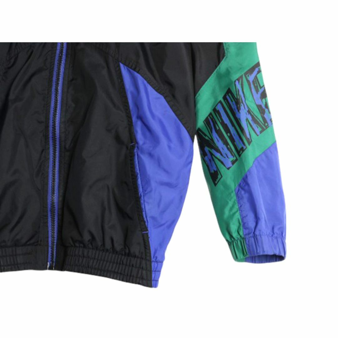 NIKE - 90s ナイキ フルジップ ナイロン ジャケット キッズ L NIKE - 90s ナイキ フルジップ ナイロン ジャケット キッズ L