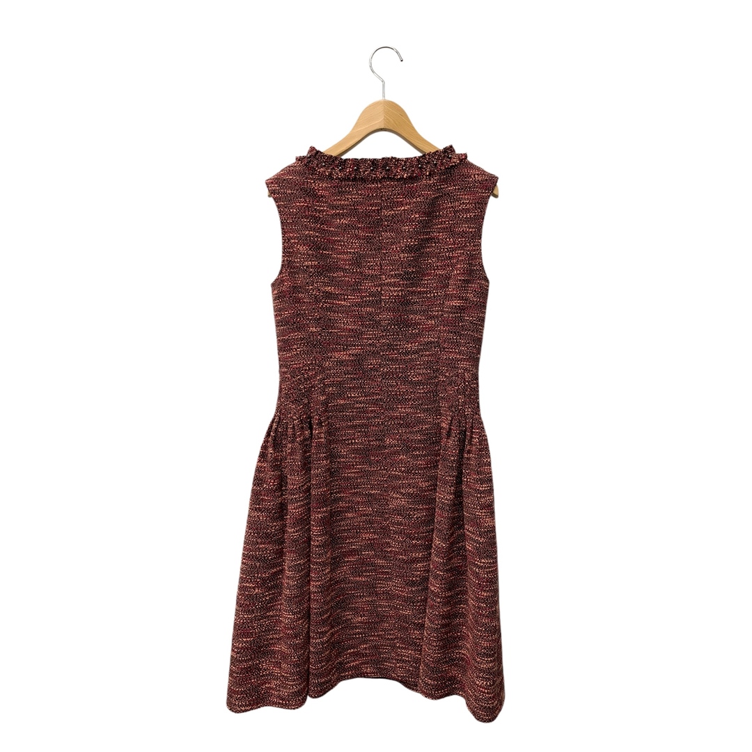 René - ルネ 6036570 ワンピース 34 レッド フリルネックジップ René - ルネ 6036570 ワンピース 34 レッド フリルネックジップ