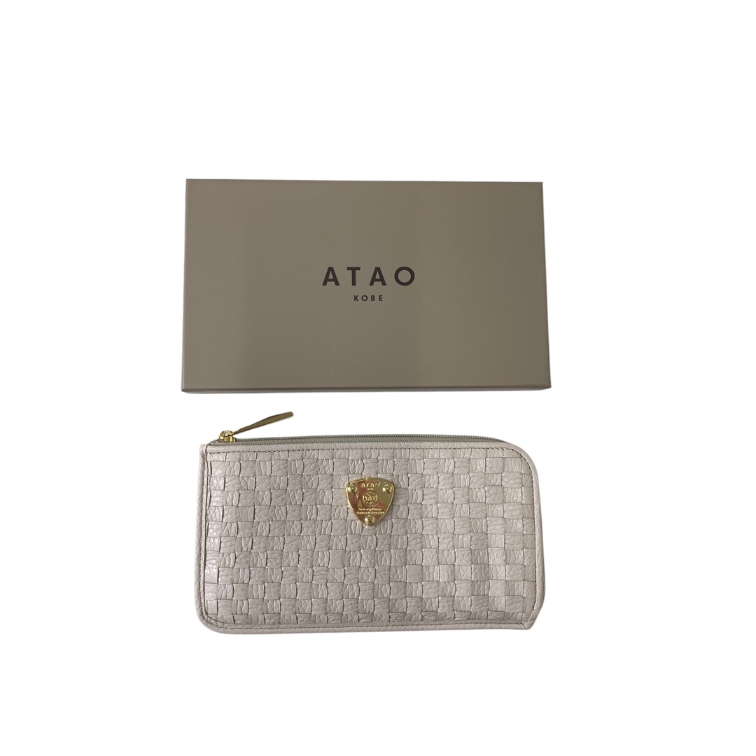 ATAO - アタオ slimoスリモ・メッシュ エクリュ 長財布 イントレ ATAO - アタオ slimoスリモ・メッシュ エクリュ 長財布 イントレ