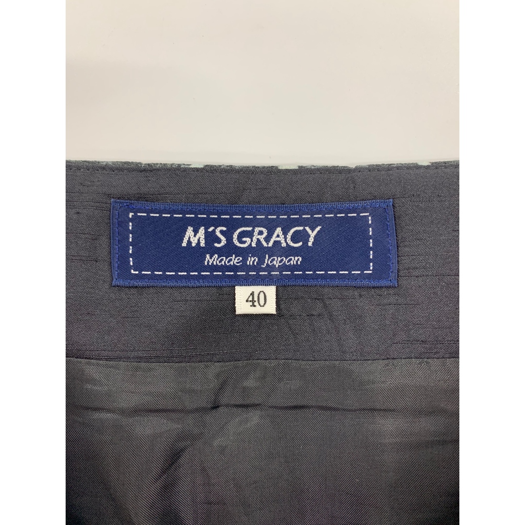 M'S GRACY - エムズグレイシー 417519 スカート 40 グレー M'S GRACY - エムズグレイシー 417519 スカート 40 グレー
