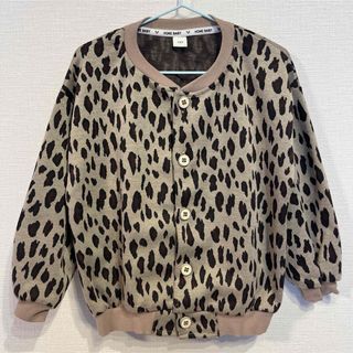 ヒョウ柄カーディガン☆120(カーディガン)