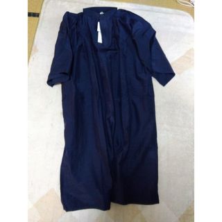 ichi - ichi ストライプ ロング ワンピース 長袖 コットン100 ichi - ichi ストライプ ロング ワンピース 長袖 コットン100